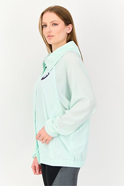 Asics Women Sportswear Fit Long Sleeve Tennis Jacket, Mint Green