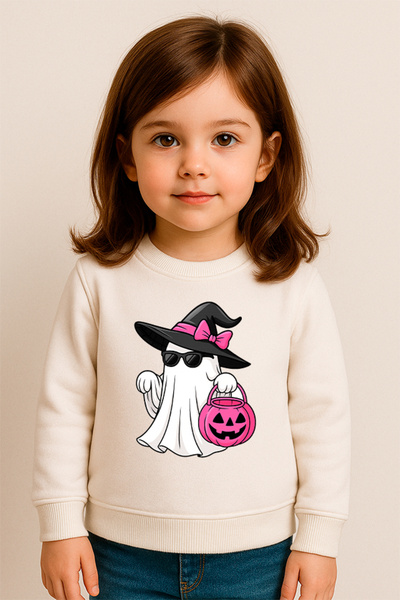 SVART WEAR Παιδικό φούτερ για ενήλικες με θέμα το Halloween με λαιμόκοψη 100% βαμβάκι