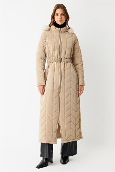 Esswaap Kapitone Tam Boy Kaban Bej