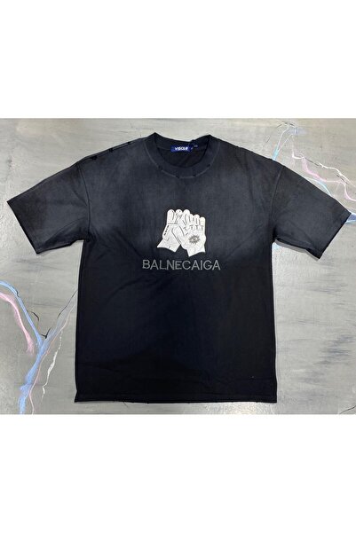 ALANAQA تيشيرت قطن مغسول للجنسين