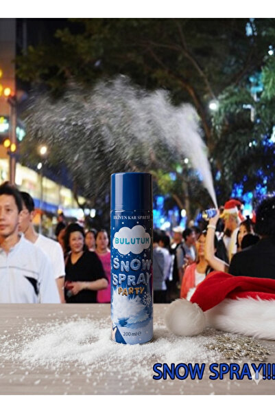 Deniz Party Store Yılbaşı Eğlence köpüğü Eriyen sprey 200 ml 1 adet ( Leke Ya...