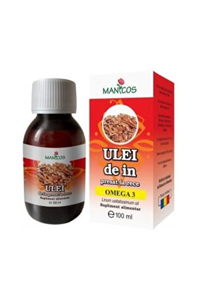 Verre De Nature Ulei din seminte de in 100 ml - Manicos