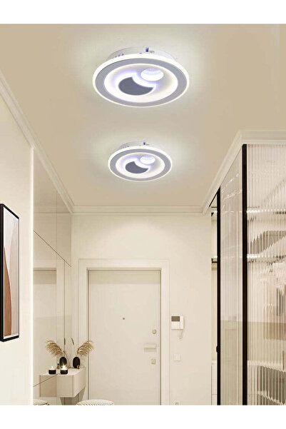 RFAN Lampă de perete LED, model 9113-240, 3 tipuri de lumină, 60W, alb/gri