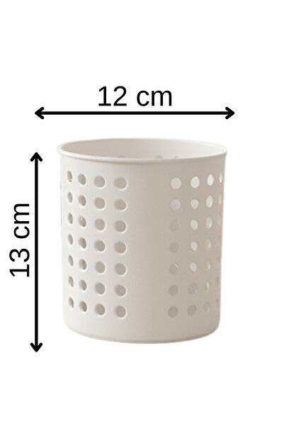 Myend Cylinder Countertop Spoon Scoop Organizer Decorative Spoon Holder