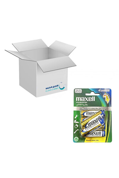 Maxell كرتون | | بطاريات الكالاين تدوم لفترة أطول حجم AA - ( 6 عبوات )