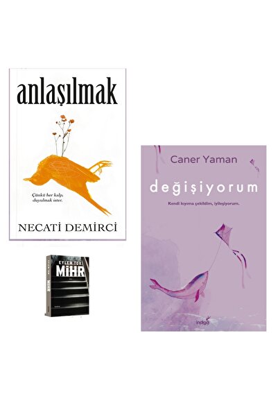 İndigo Kitap Değişiyorum ve Anlaşılmak Caner Yaman Necati Demirci 2 Kitap Set