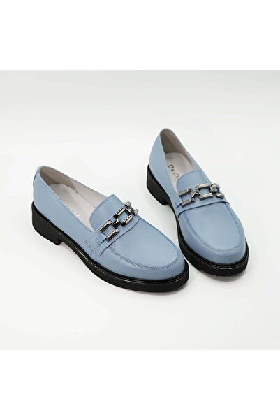 Demalis Mocasini damă din piele naturală albaștri 149