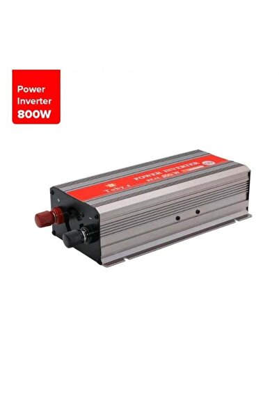 TOBYS محول طاقة السيارة من توبي، ٨٠٠ واط، من ١٢ فولت إلى ٢٢٠ فولت تيار متردد، شاشة LED، موجة جيبية معدلة