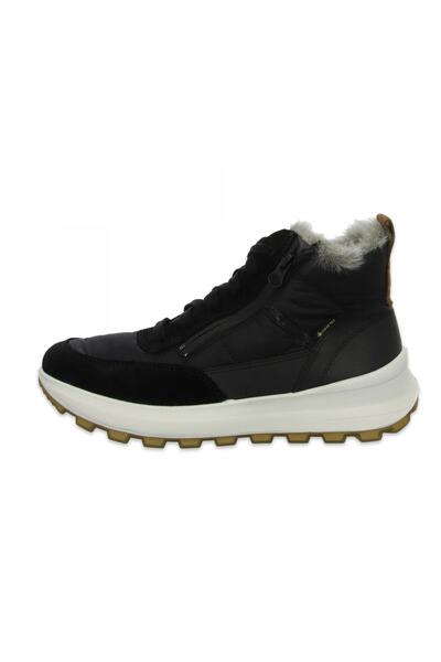 Legero 000409 Z Novara Gore-Tex Deri Siyah Kadın Bot