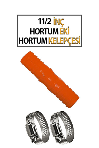 Trendhouse Priključak za crevo od 11/2 inča i 2 stezaljke