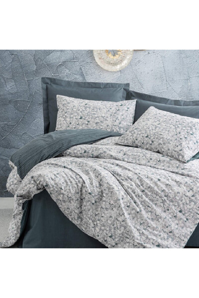 Talis Bed Linen 1 Person Molly Anthracite (100% Cotton)