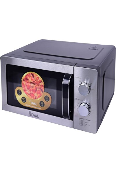 Royal Appliances Royal 700W 20L Manual Microwave Oven RA-20XM3, 5 Power Levels, 35-min Timer, Child Lock