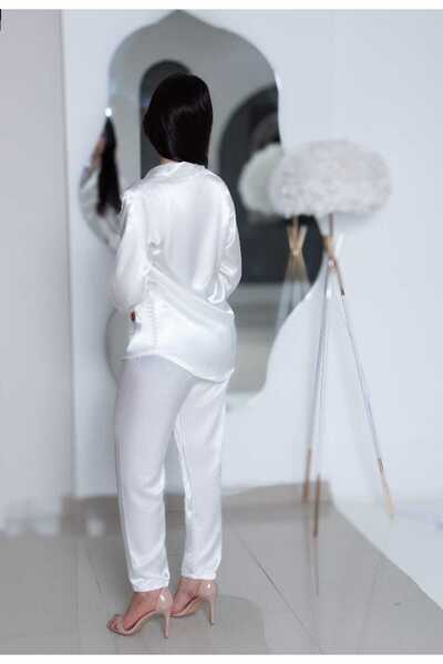 Munira بجامة ستان حرير للعرائس وخوات العروس والمتزوجات