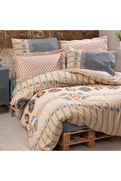 Talis Dakota Grey Single Bed Linen, 100% Cotton