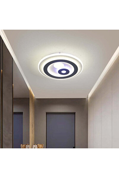 RFAN LED Wall Lamp, Model 9066-240, 3 Light Types, 78W, White/Black