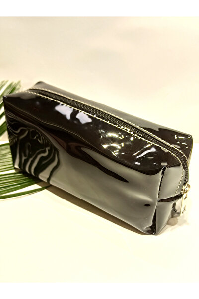 Monalisa Home حقيبة مكياج شفافة ملونة مقاس 18x6 سم