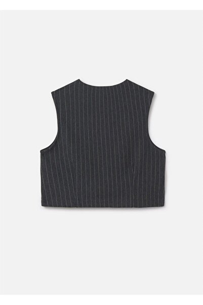 MAYORAL Girl's Striped Vest Smoked 7320