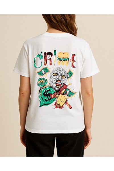 Ebiidesign Crime Printed T-Shirt
