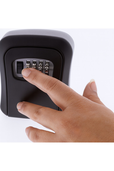 LEIHMANN Mini-seif metalic cu cifru, pentru depozitare chei /bani