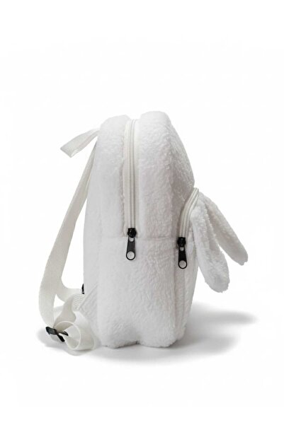 Efe Peluş Sırt Çantası Kız Çocuk 2 Bölmeli Astarlı Figürlü En 22 Boy 25 Cm