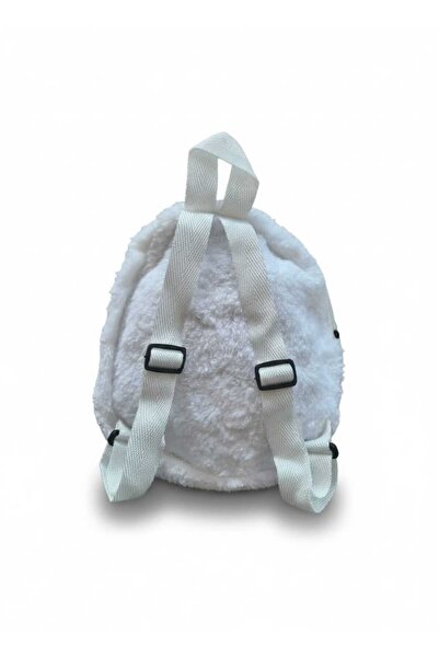 Efe Peluş Sırt Çantası Kız Çocuk 2 Bölmeli Astarlı Figürlü En 22 Boy 25 Cm