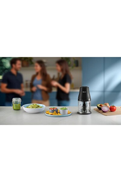 Philips Chopper 450W, 4 blades, 2 speeds, 1L - HR1501/00