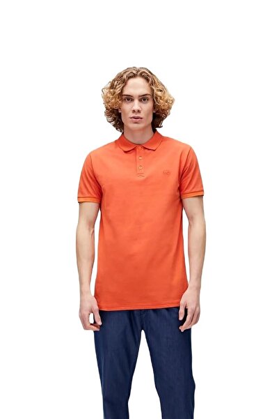 Bad Bear 21.01.07.051-C38 Stark Men's Polo T-Shirt Orange