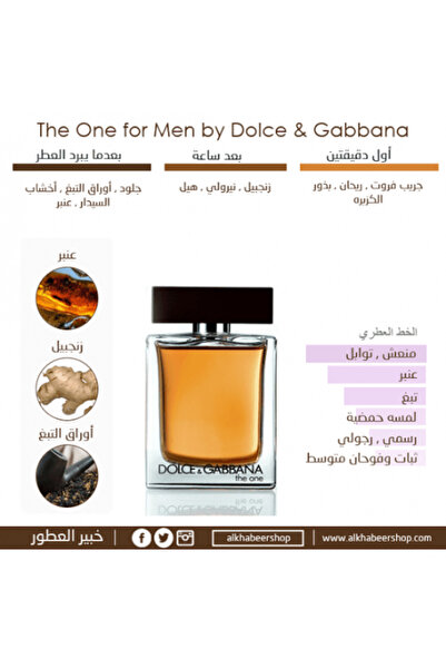 Dolce&Gabbana Dolce & Gabbana The One for Men Eau de Toilette 150ml