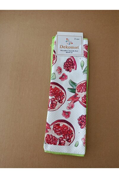 dekomat Microfiber Cleaning Cloth 40X50 cm 2 Pieces (One Piece Printed, One P...