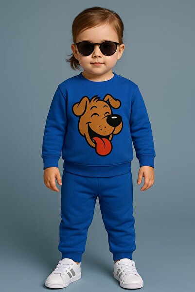 playwear Παιδικό φούτερ με στάμπα σκύλου 3- 4- 5- 6- 7 -8- 9- 10- 11 -12 ετών