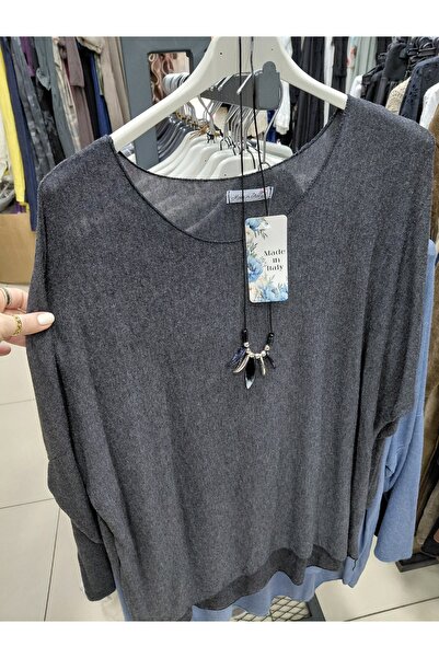 Tuana Otantik Knitwear Basic Tunic with Necklace