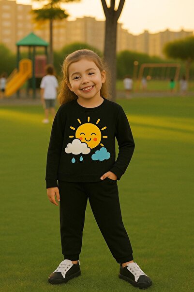 playwear Σετ Φόρμας με Στάμπα GÜNEŞ SEVİMLİ BULUT για Ηλικίες 3-4-5-6-7-8-9-1...