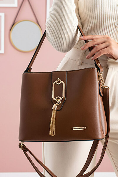 POLO CLUB Geantă de umăr și crossbody pentru femei cu 3 compartimente cu deta...