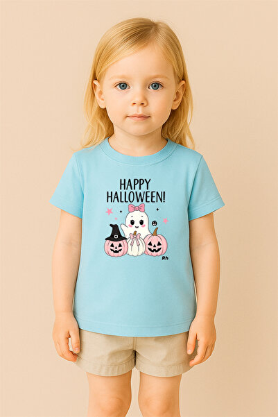 SVART WEAR Παιδικό μπλουζάκι από 100% βαμβάκι με θέμα το Halloween με τύπωμα