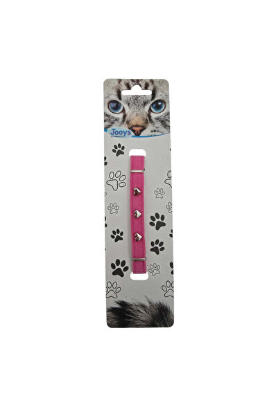 Jooys Velvet Bell Heart Cat Collar Pink