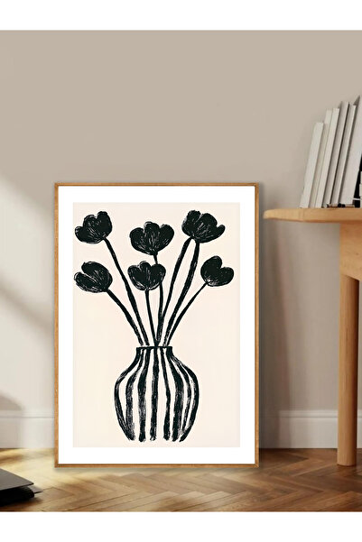 Tuba Decor Tablo dintr-o singură bucată cu rame din lemn pentru sufragerie, sufragerie, bucătărie