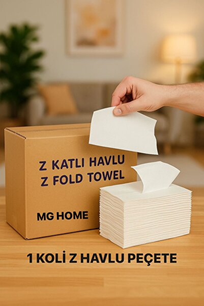 MG HOME 1 Box Z-Fold Paper Towels 12 Packs Dispenser Compatible Professional Napkin Office Restaurant Home Use