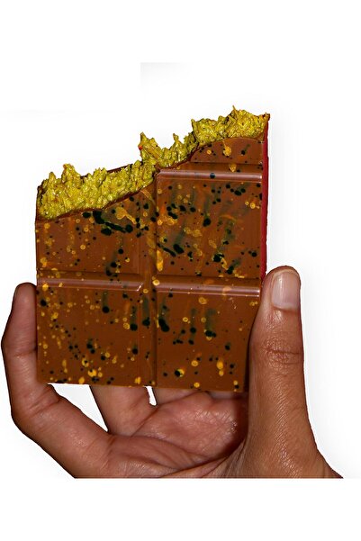 ALSULTAN SWEETS Dubai Kunafa Chocolate Bar - 70 g | Crispy Middle Eastern Dessert with Cheese and Chocolate