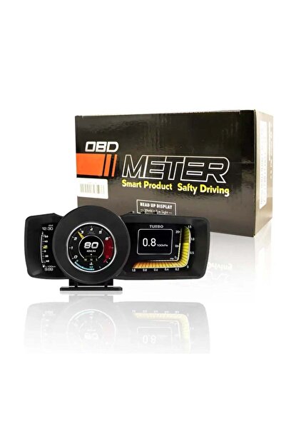 TOBYS New A600 Car HUD Head Up Display with OBD2+GPS Dual System, 3 LCD Screens