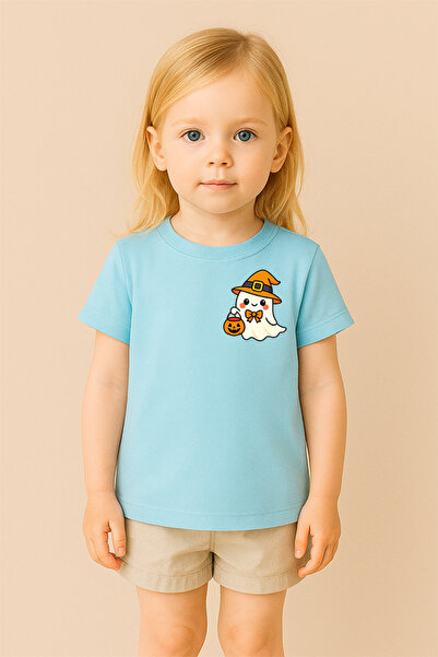 SVART WEAR Хелловін тематичний принт 100% бавовняна футболка для дітей та дорослих