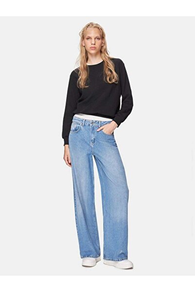 Ltb Lorize Crew Neck Long Sleeve Basic Women's Sweatshirt