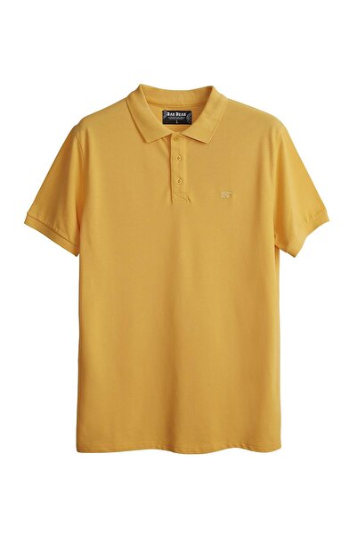 Bad Bear 21.01.07.051-C25 Stark Men's Polo T-Shirt Yellow