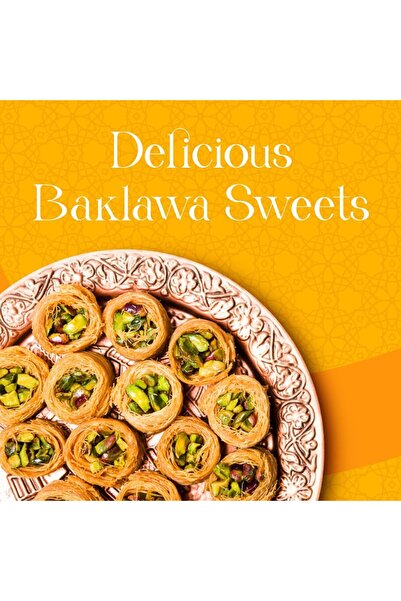 ALSULTAN SWEETS Al Sultan Sweets Samra Mixed Baklawa - Exquisite Oriental Sweet Assortment - 200 g (Tin Can)