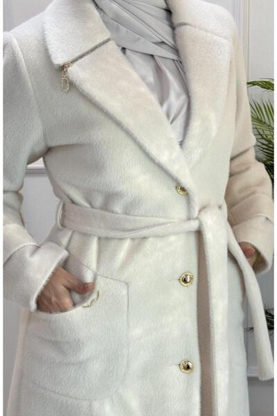 Tebrikler tekstil Women's Winter Stylish and Comfortable Fur Coat Model G3481