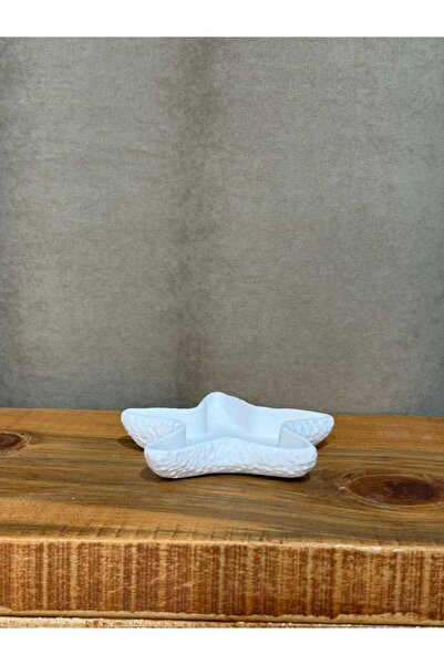 DipOL Butik Dipol El Yapımı Taş Tozu Deniz Yıldızı Dekoratif Tabak