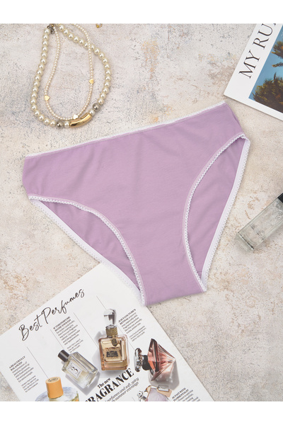 PAMORA 6-Piece Women's Cotton All-Way Stretch Bikini Panties Set – Breathable Comfortable Fabric