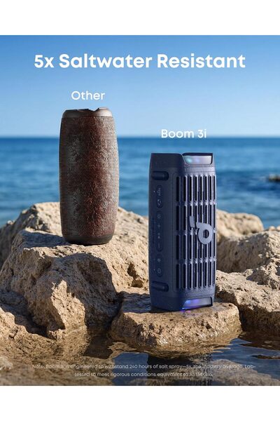 Soundcore Boom 3i by Anker - Rugged Outdoor Bluetooth Speaker, IP68, Floating, 50W, 16h
