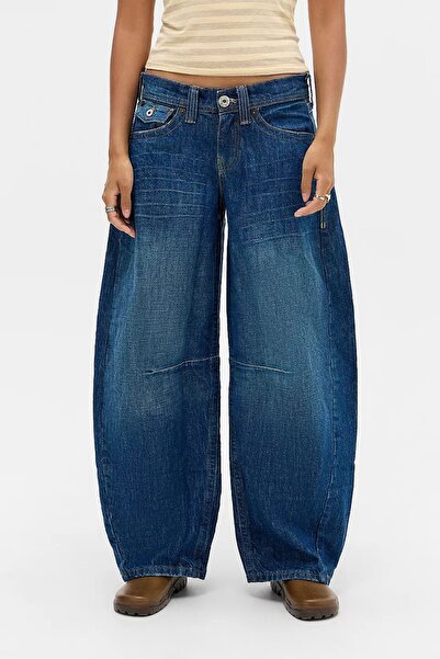 september island Astrid Dark Blue Cocoon Shalwar Jeans