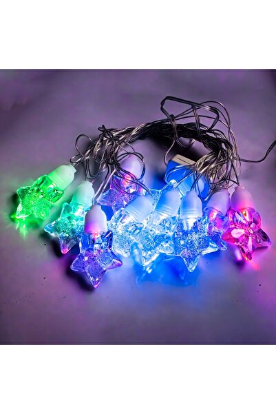 NEBO Christmas tree lights, 10 bulbs, 3 m, Star
