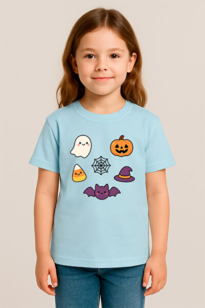 SVART WEAR Хелловін тематичний принт 100% бавовняна футболка для дітей та дорослих
